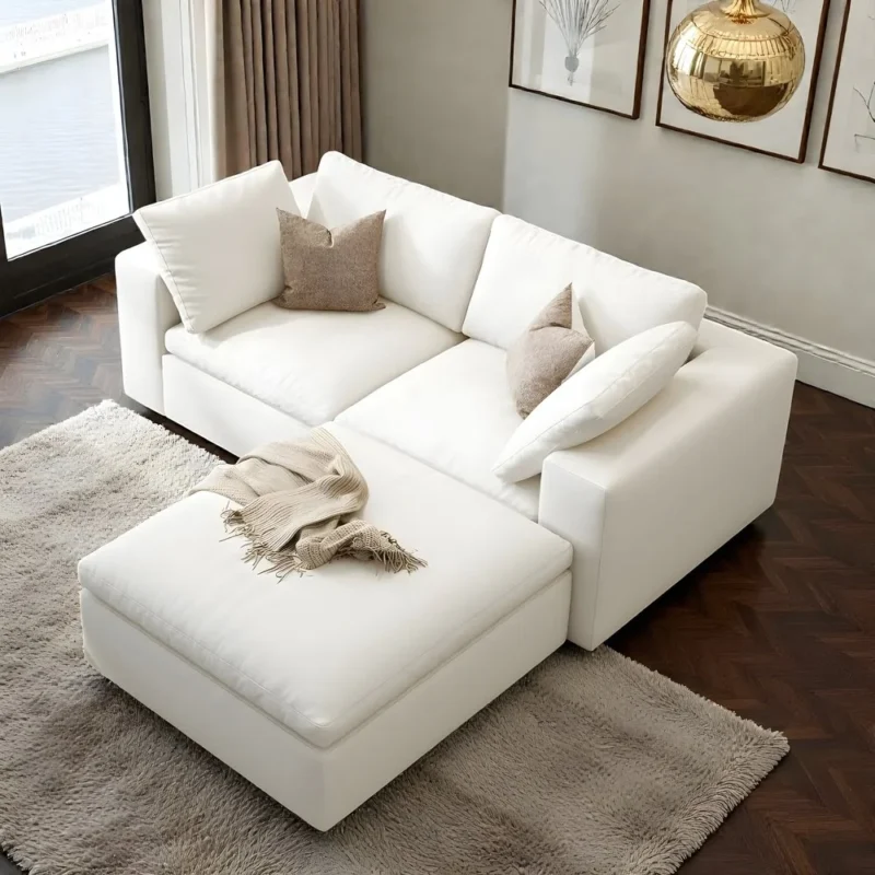 PureCloud White Modular Sectional