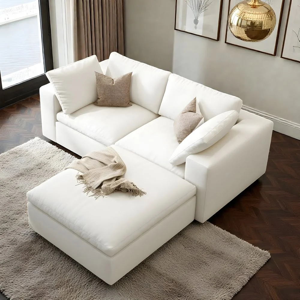 PureCloud White Modular Sectional