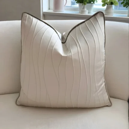 Satin Ripple Lumbar Pillow