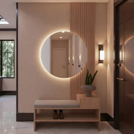 Vela Fluted Entry Bench