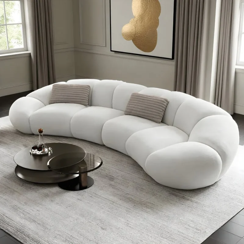 Aura Orb Curved Boudoir Sofa