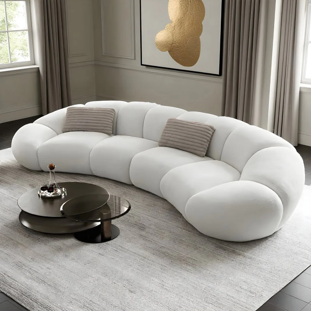 Aura Orb Curved Boudoir Sofa