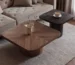 Parquet Pedestal Table Set