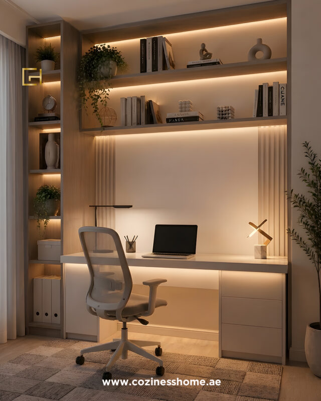 Modern Study Table Design - UAE
